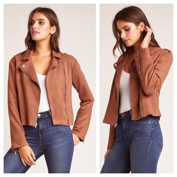 Jack by BB Dakota Jackets & Blazers - Jack BB Dakota Bourbon Street Scuba Moto Jacket